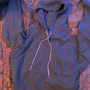 Grey sweater crop top